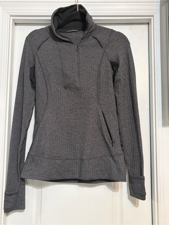 lululemon athletica Tops - Lululemon Think Fast Pullover Herringbone